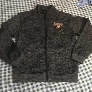 NBA Lakers polyester zipper Jacket
